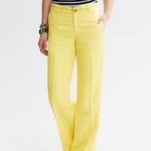 💛💎Yellow Women's Pants 100% linen